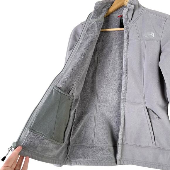 The North Face Morningside Full-Zip Fleece Jacket in Grey, Size XS‎ - Picture 6 of 11